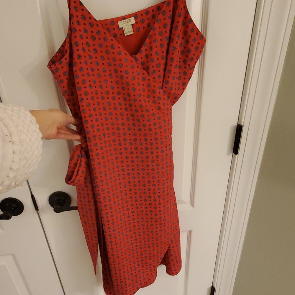 J.Crew wrap dress.